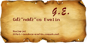 Göndöcs Evelin névjegykártya